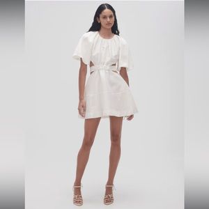 AJE Mimosa Cutout mini dress